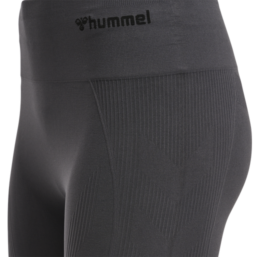 hmlTIF SEAMLESS HIGH WAIST TIGHTS, ASPHALT, packshot