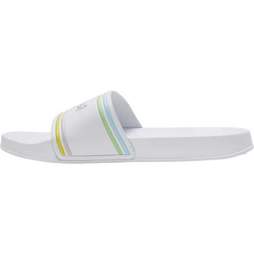 POOL SLIDE RETRO, WHITE/MULTICOLOR POOL SLIDE RETRO, WHITE/MULTICOLOR, packshot