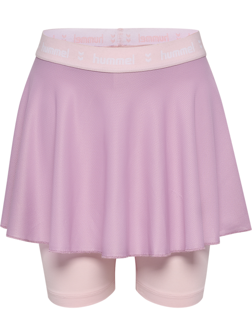 hmlJR GYM SKIRT TIGHTS, LAVENDER MIST, packshot