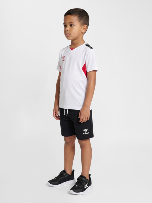 hmlAUTHENTIC PL JERSEY S/S KIDS, WHITE/TRUE RED, model