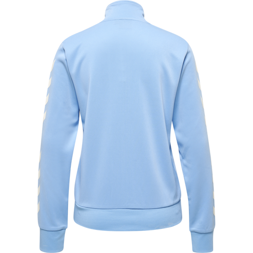 hmlLEGACY POLY WOMAN ZIP JACKET, PLACID BLUE, packshot