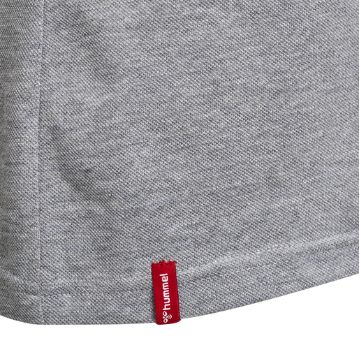 hmlRED CLASSIC POLO WOMAN, GREY MELANGE, packshot