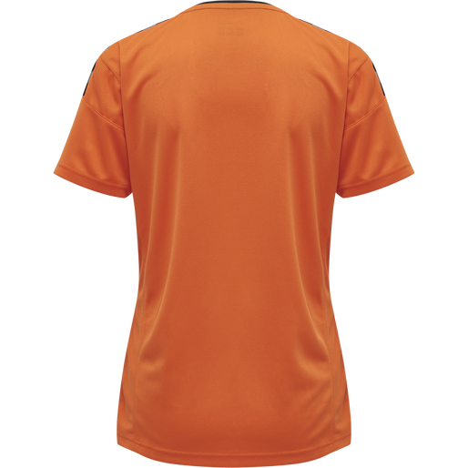 hmlAUTHENTIC POLY JERSEY WOMAN S/S, TANGERINE, packshot