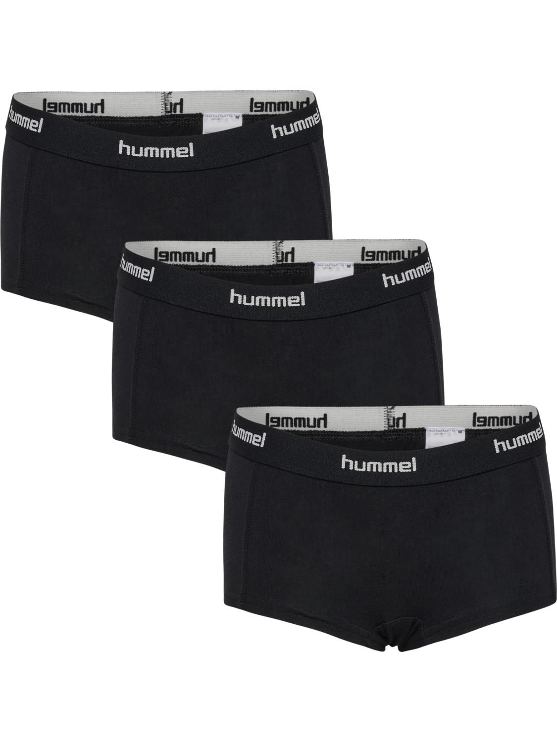 hmlJR NALA HIPSTERS 3 PACK, BLACK, packshot