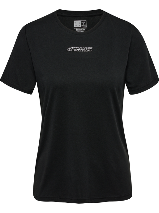 hmlTE TOLA T-SHIRT, BLACK hmlTE TOLA T-SHIRT, BLACK, packshot