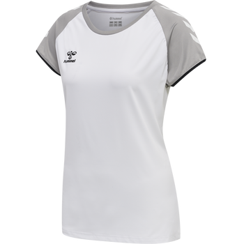 hmlCORE VOLLEY STRETCH TEE WO, WHITE, packshot