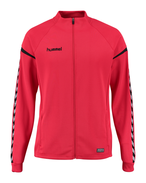 AUTH. CHARGE POLY ZIP JACKET, TRUE RED, packshot