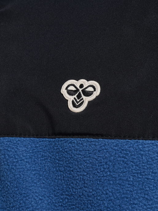hmlJR FLEECE ZIP JACKET, TRUE NAVY, packshot