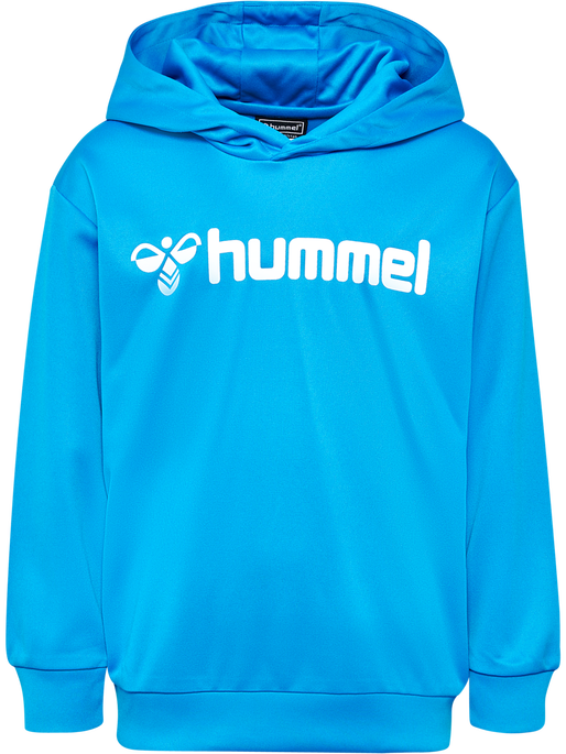 hmlLOGO HOODIE KIDS, DIVA BLUE, packshot