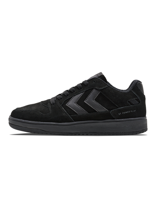 ST. POWER PLAY SUEDE, BLACK/BLACK, packshot