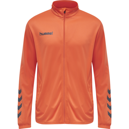 hmlPROMO POLY SUIT, NASTURTIUM/OMBRE BLUE, packshot