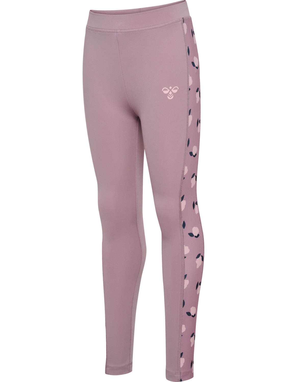 hmlJR AOP GYM TIGHTS, SEA FOG, packshot