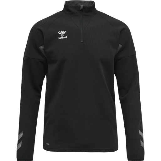 hmlLEAD PRO HALF ZIP, BLACK, packshot