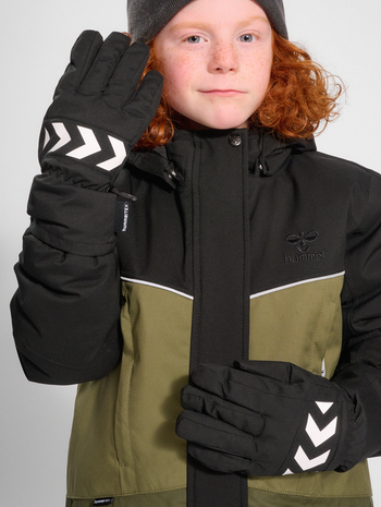 hmlMARCO TEX GLOVES, BLACK, model