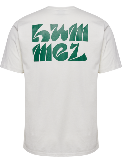 hmlREGULAR GRAPHIC TEE S/S, WHITE/EDEN, packshot