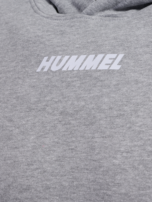 hmlELEMENTAL HOODIE, GREY MELANGE, packshot