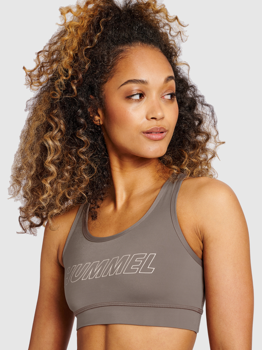 hmlTE TOLA 2-PACK SPORTS BRA, BLACK, model