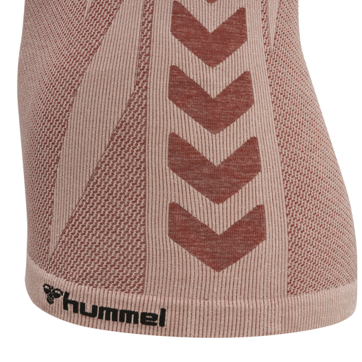 hmlCLEA SEAMLESS TOP, WITHERED ROSE/ROSE TAN MELANGE, packshot