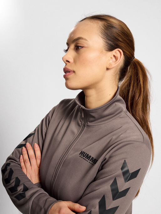 hummel LEGACY POLY WOMAN ZIP JACKET IRON hummelsport