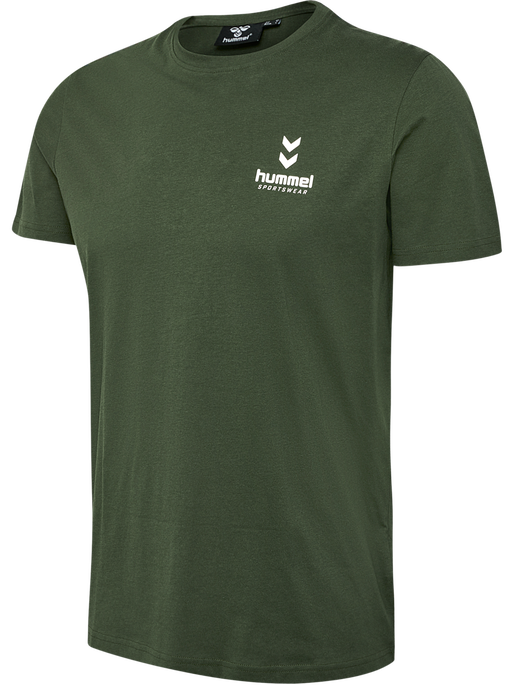 hmlDYLAN T-SHIRT, RIFLE GREEN, packshot