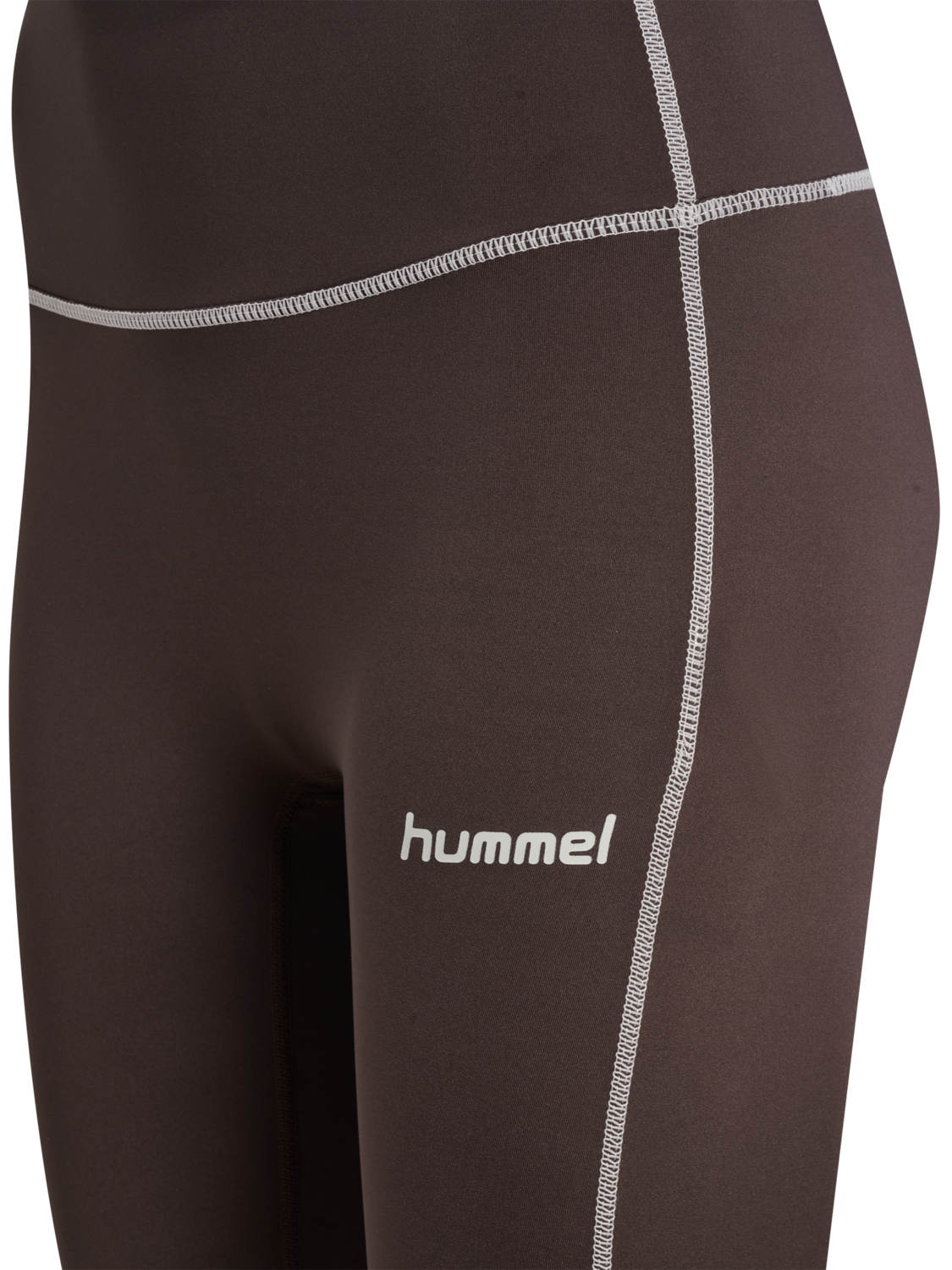 hmlPULSE RETRO HIGH WAIST TIGHTS, SHALE, packshot