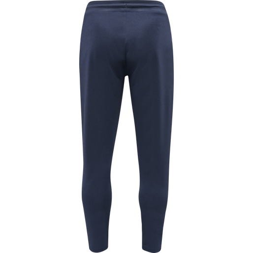 hmlLEGACY POLY TAPERED PANTS, BLUE NIGHTS/WHITE, packshot
