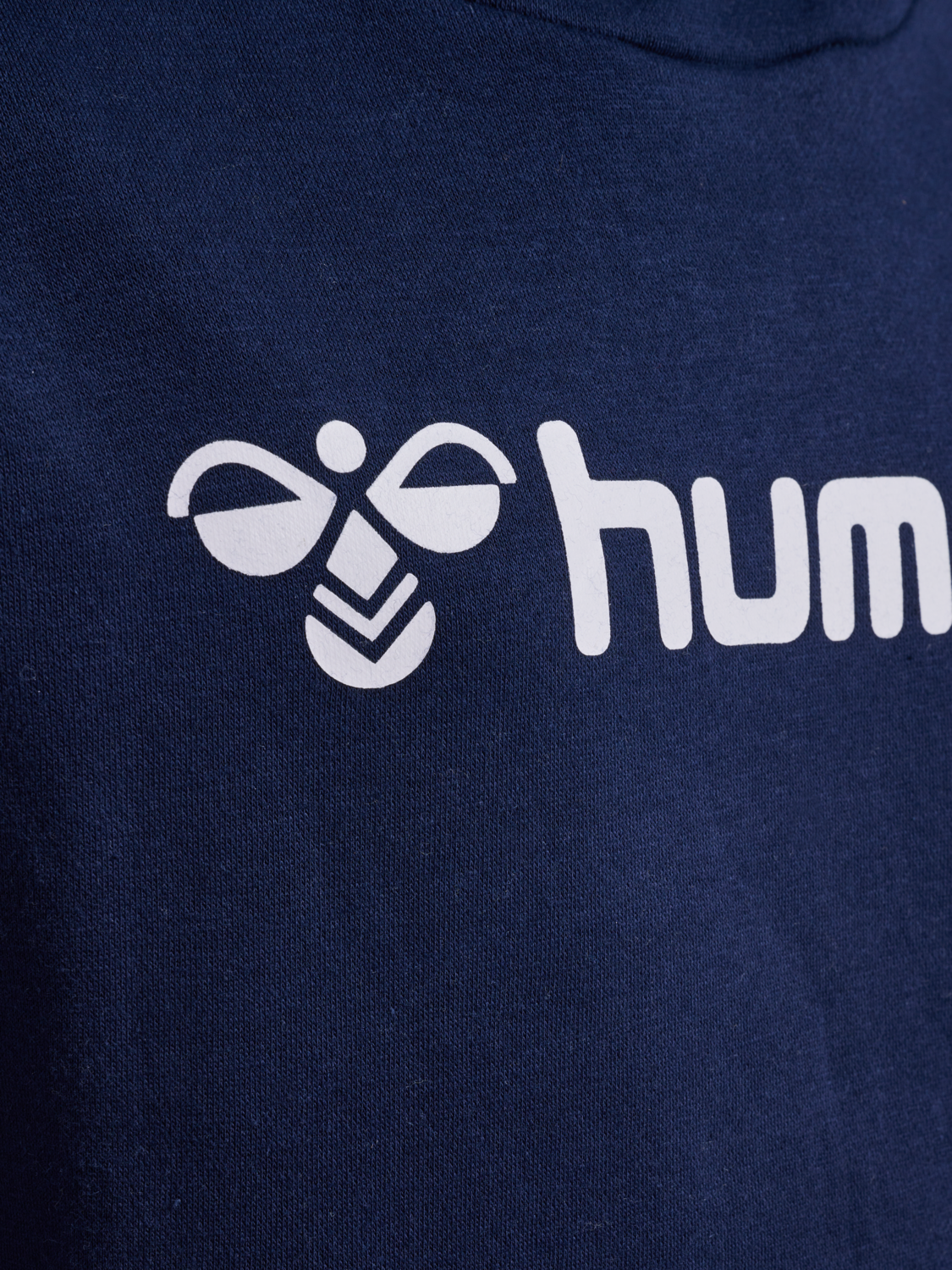 hmlMOVER COTTON HOODIE KIDS, MARINE, packshot