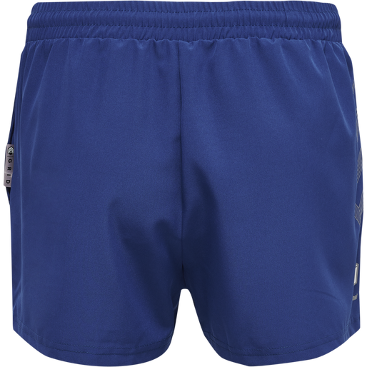 hmlMOVE GRID WOVEN SHORTS WOMAN, SODALITE BLUE, packshot