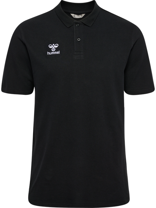 hmlGO 2.0 POLO, BLACK hmlGO 2.0 POLO, BLACK, packshot