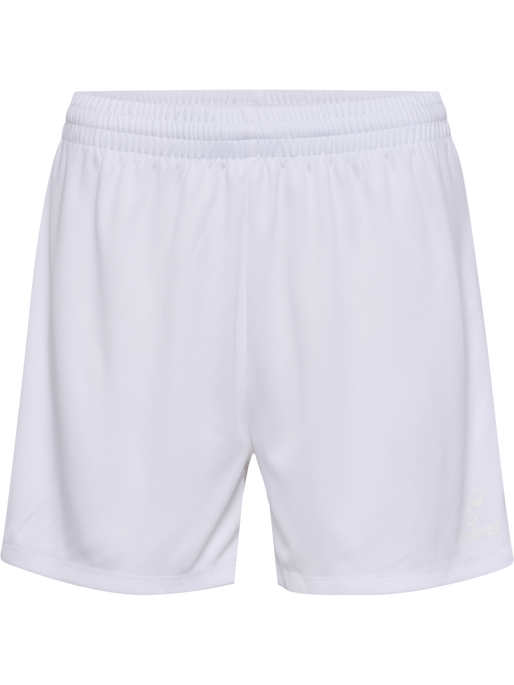 hmlESSENTIAL SHORTS WOMAN, WHITE/WHITE, packshot