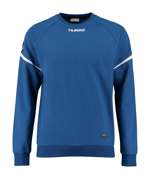 AUTH. CHARGE COTTON SWEATSHIRT, TRUE BLUE, packshot