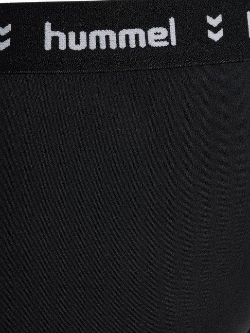 hmlJR PULSE MW SHORT TIGHTS, BLACK hmlJR PULSE MW SHORT TIGHTS, BLACK, packshot