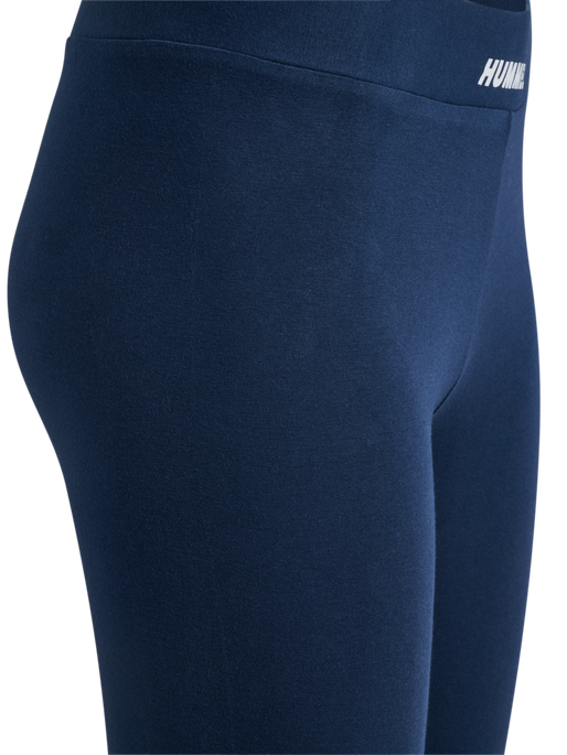 hmlELEMENTAL COTTON HW TIGHTS, DRESS BLUES, packshot