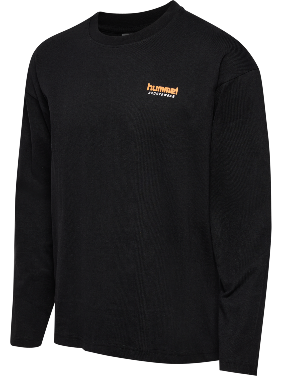 hmlLOOSE T-SHIRT L/S SW, BLACK, packshot