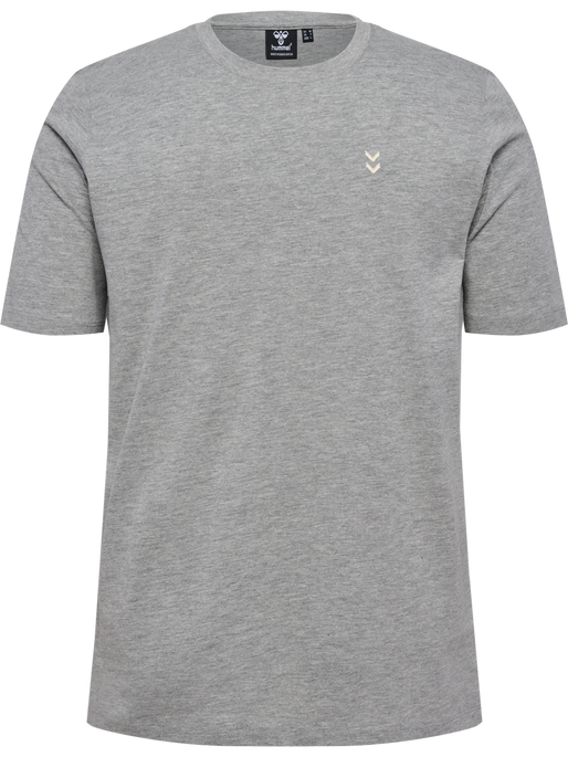 hmlPULSE T-SHIRT, GREY MELANGE hmlPULSE T-SHIRT, GREY MELANGE, packshot