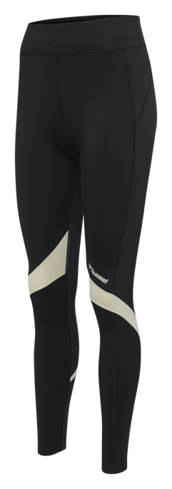 hmlALTHEA HIGH WAIST TIGHTS, BLACK, packshot