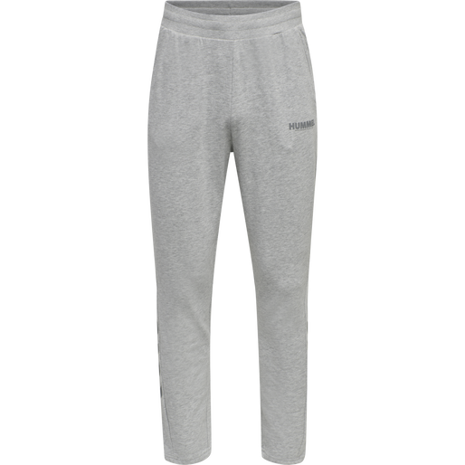 hmlLEGACY TAPERED PANTS, GREY MELANGE, packshot