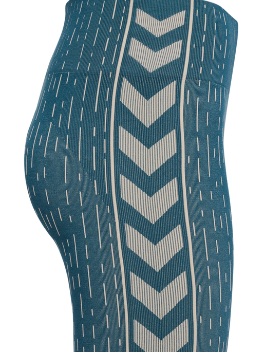 hmlMT DROPS SEAMLESS MW TIGHTS, STARGAZER/SILVER LINING hmlMT DROPS SEAMLESS MW TIGHTS, STARGAZER/SILVER LINING, packshot