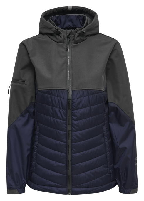 hmlNORTH HYBRID JACKET WOMAN, ASPHALT, packshot