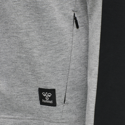 hmlESSI ZIP JACKET , GREY MELANGE, packshot
