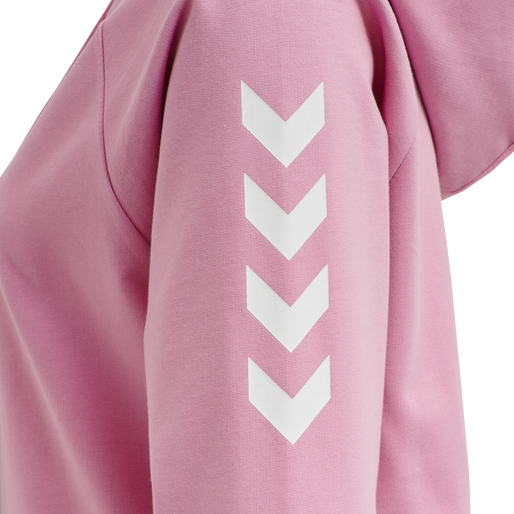 HUMMEL GO COTTON HOODIE WOMAN, COTTON CANDY, packshot