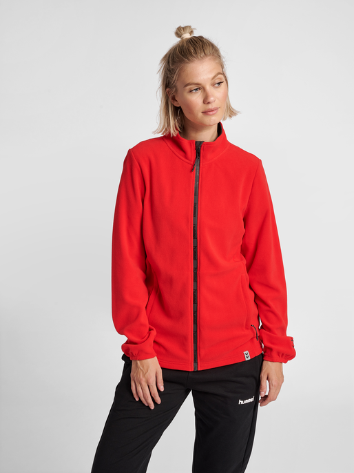 Ladies full zip sale fleece
