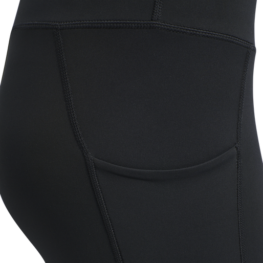 hmlMT MACI HIGH WAIST 7/8 TIGHTS, BLACK hmlMT MACI HIGH WAIST 7/8 TIGHTS, BLACK, packshot