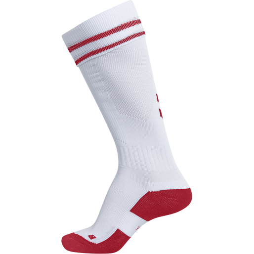 ELEMENT FOOTBALL SOCK , WHITE/TRUE RED, packshot