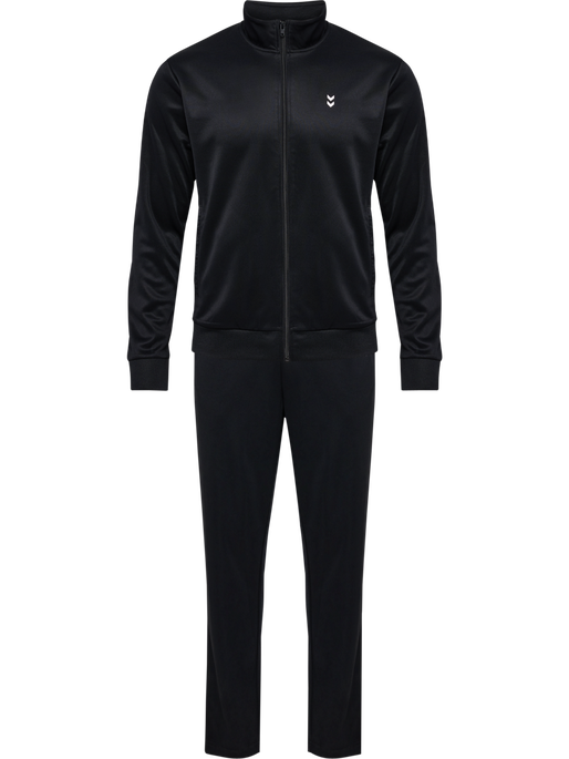 hmlPULSE TRACKSUIT, BLACK hmlPULSE TRACKSUIT, BLACK, packshot