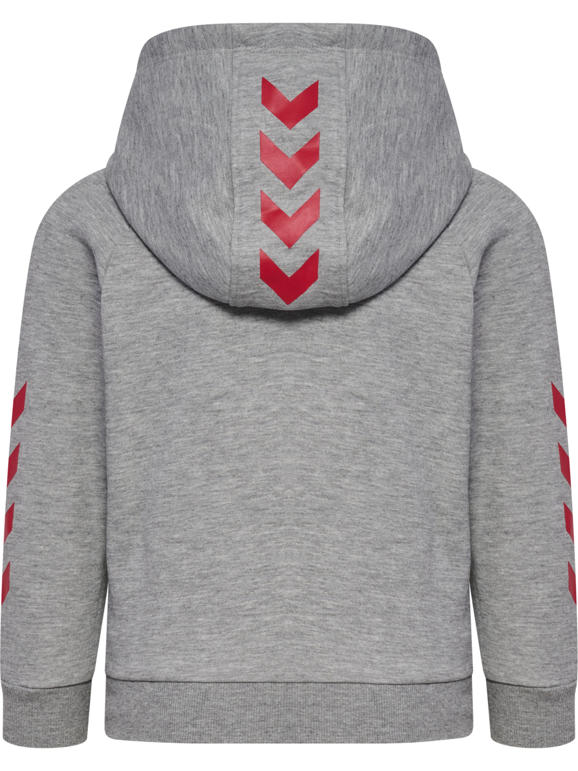 hmlJR REG DBU HOODIE, GREY MELANGE, packshot