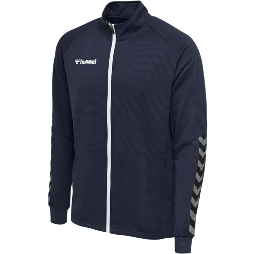 hmlAUTHENTIC KIDS POLY ZIP JACKET, MARINE, packshot