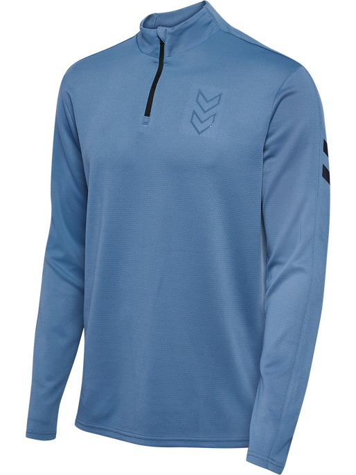hmlACTIVE PL HALF ZIP, CORONET BLUE hmlACTIVE PL HALF ZIP, CORONET BLUE, packshot