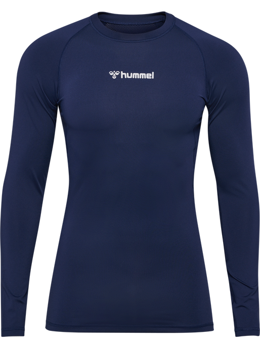 hmlBL PERFORMANCE TEE L/S, MARINE hmlBL PERFORMANCE TEE L/S, MARINE, packshot