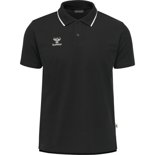 hmlMOVE POLO, BLACK, packshot